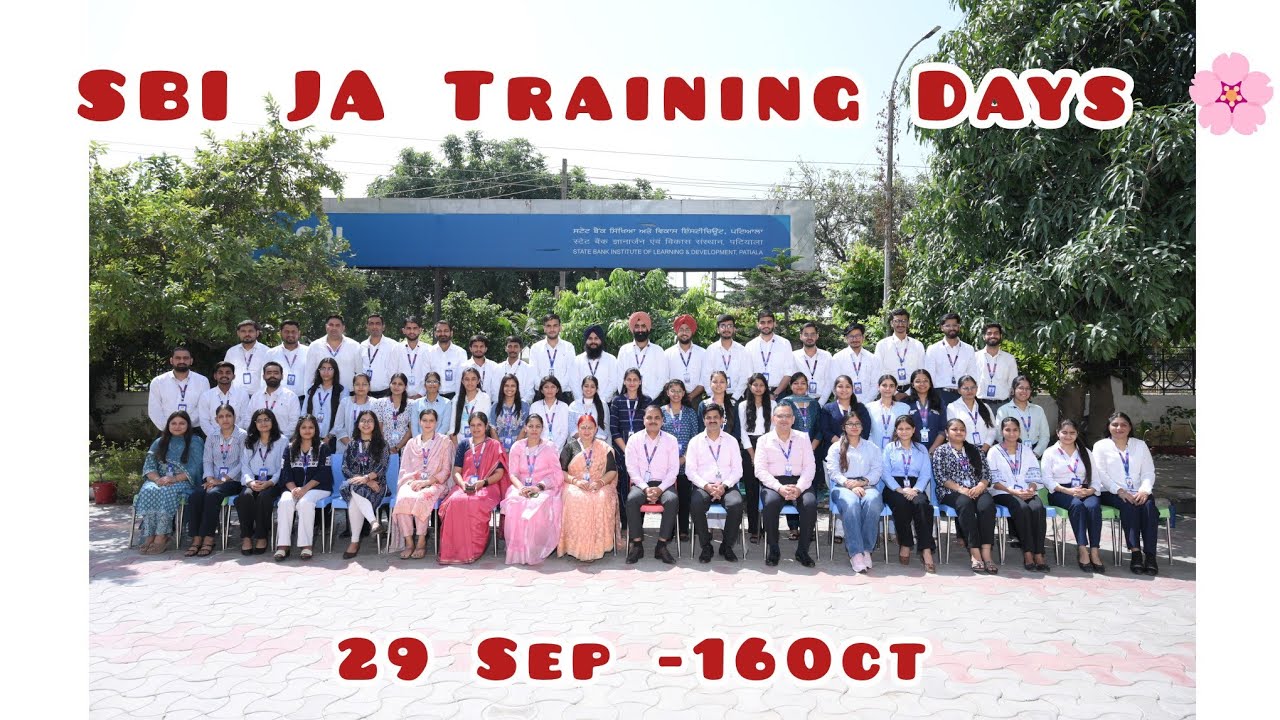 SBI JA Training Journey 🫶