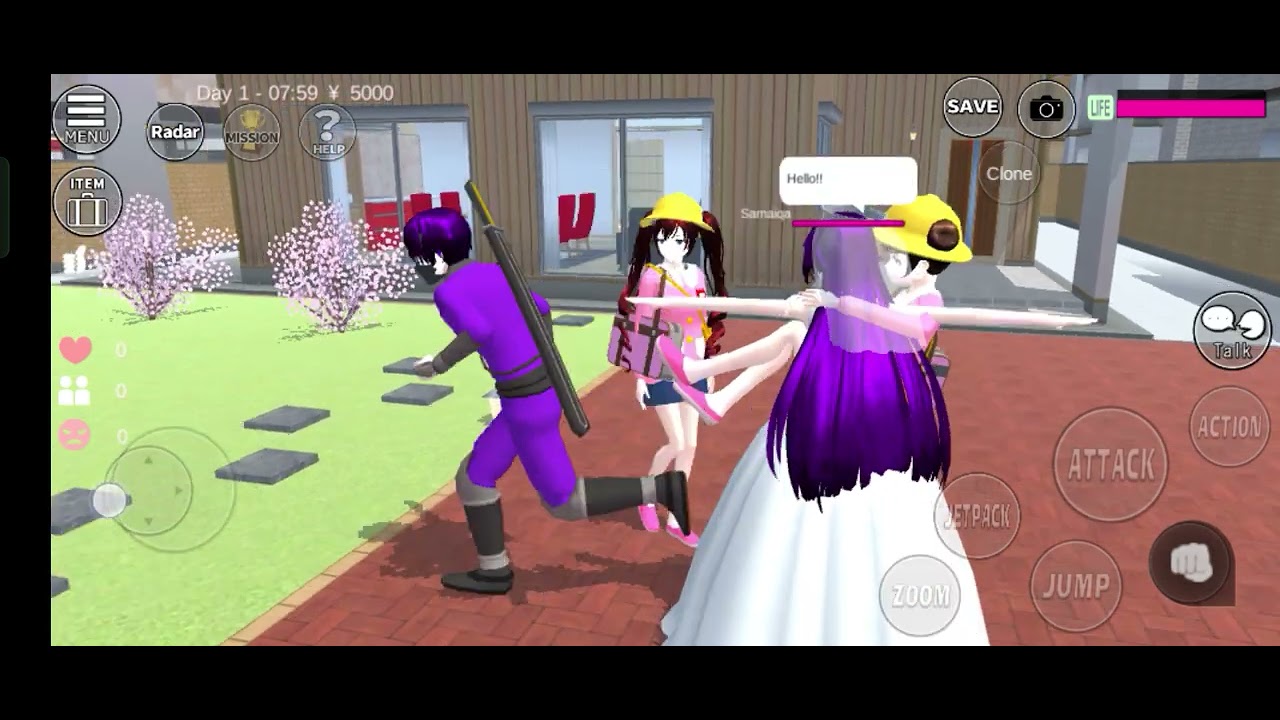 @samaiqaID new 2026 video school simulator game #