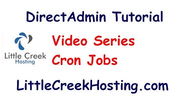 How to Create Cron Jobs in DirectAdmin