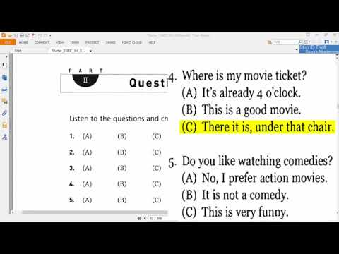 Video Starter Toeic Listening Unit 4 - youtube