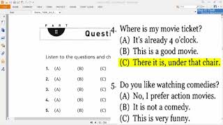 Starter Toeic Listening Unit 4