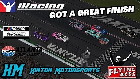 iRacing Flying Aces TV Race #2 Nascar Next Gen At Atlanta - Got a great finish