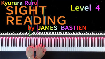 【 SIGHT READING 】Level 4　#1　by JAMES BASTIEN　/　バスティンピアノライブラリー 初見の練習 レベル4　#1