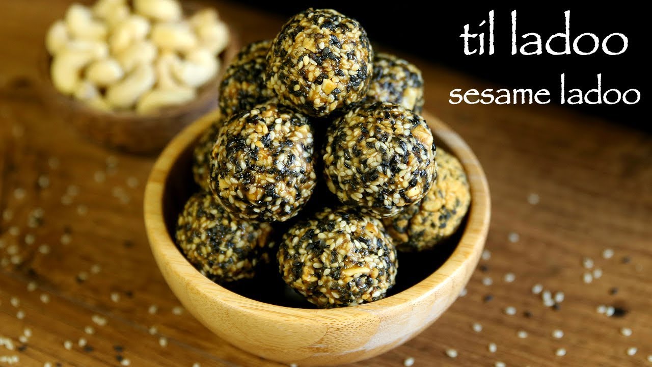 til ladoo recipe | til ka ladoo | ellu unde recipe | how to make sesame ladoo | Hebbar Kitchen