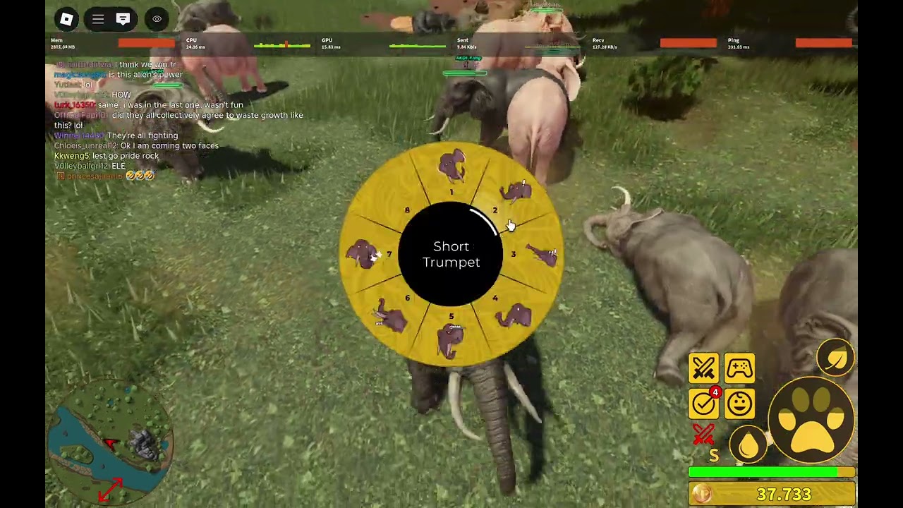 AKDF VICTORY MASSIVE ELEPHANT WAR SAVANNAH LIFE (NO SOUND)