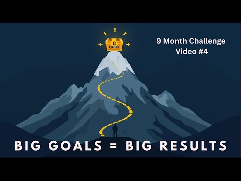 Why ₹10Cr is NOT difficult? Having bigger goals & achieving them #9monthsChallenge