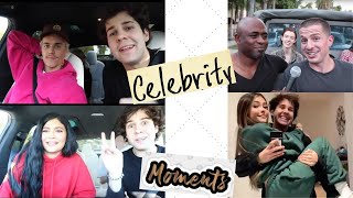 Celebrity Moments compilation in David Dobrik vlogs