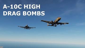 DCS World Tutorials - A-10C Warthog - Using High-Drag bombs in CCRP