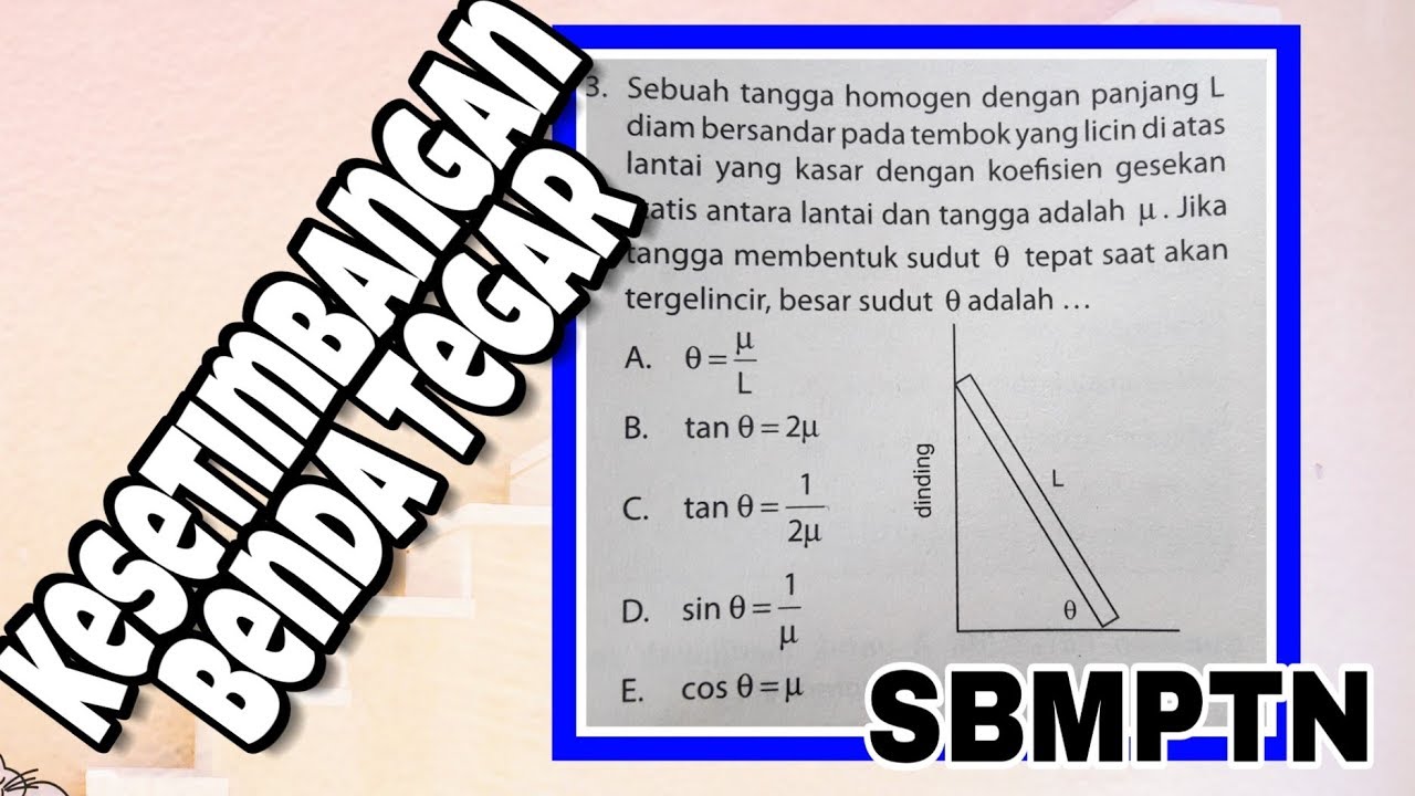 Soal Dan Pembahasan Kesetimbangan Benda Tegar Dan Dinamika Rotasi Ilmusosial Id