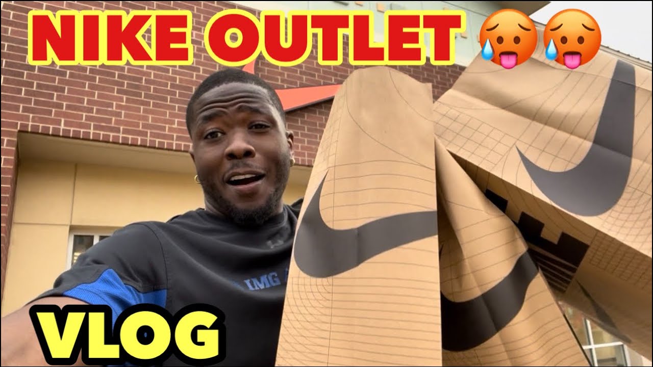 THE NIKE OUTLET IS HOT!! THIS IS CRAZY! VLOG! YouTube