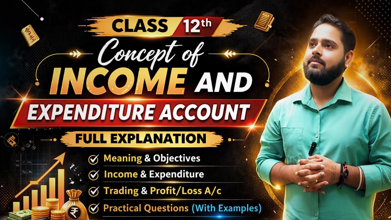 Income and expenditure account class 12th
