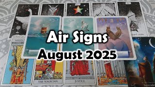 August 2025 Air Signs Tarot Reading | Gemini, Libra &amp; Aquarius