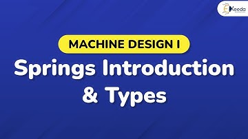 Introduction to Springs & Its Types - Design of Springs - Machine Design 1