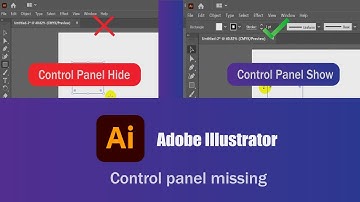 How to fix Adobe Illustrator Control Panel not showing | Control panel missing | Morethan Fix