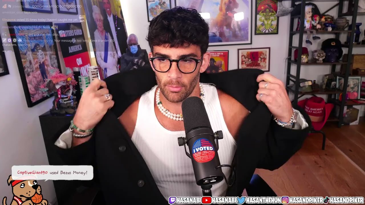 1/2 HasanAbi November 5, 2024 – ELECTION DAY! WE ARE SO COOKED