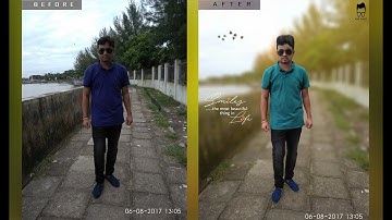 How To Adding Blur and Soft Light Effect In Photoshop CC