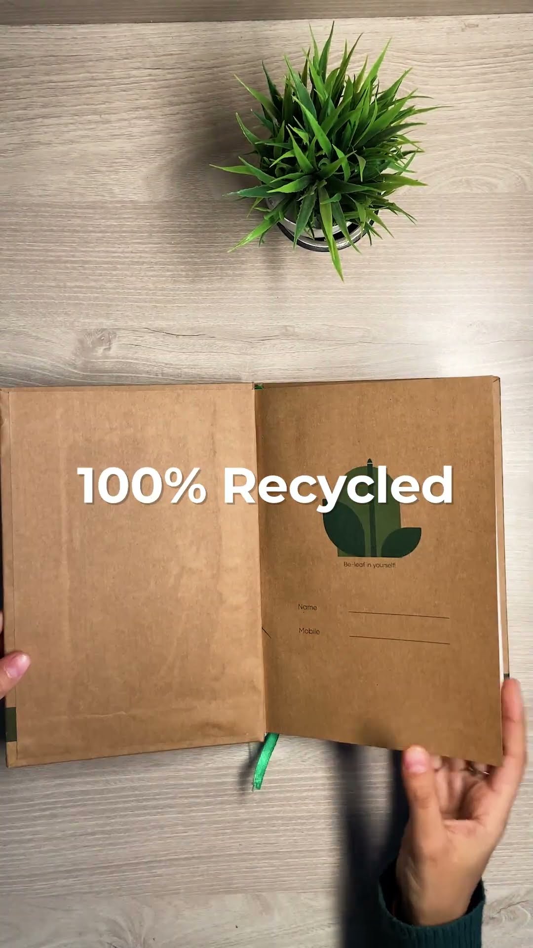 📒 Rescript 2024 Daily Planner | DESENO MEDIA AGENCY Portfolio | Plan Sustainably, Live Fully 🌿