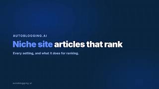 Niche Site Tutorial: How to Write Niche Site Articles That Rank With AI