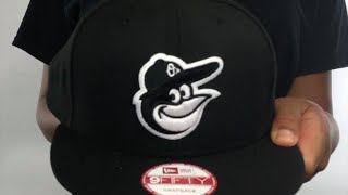 Orioles 'TEAM-BASIC SNAPBACK' Black-White Hat by New Era