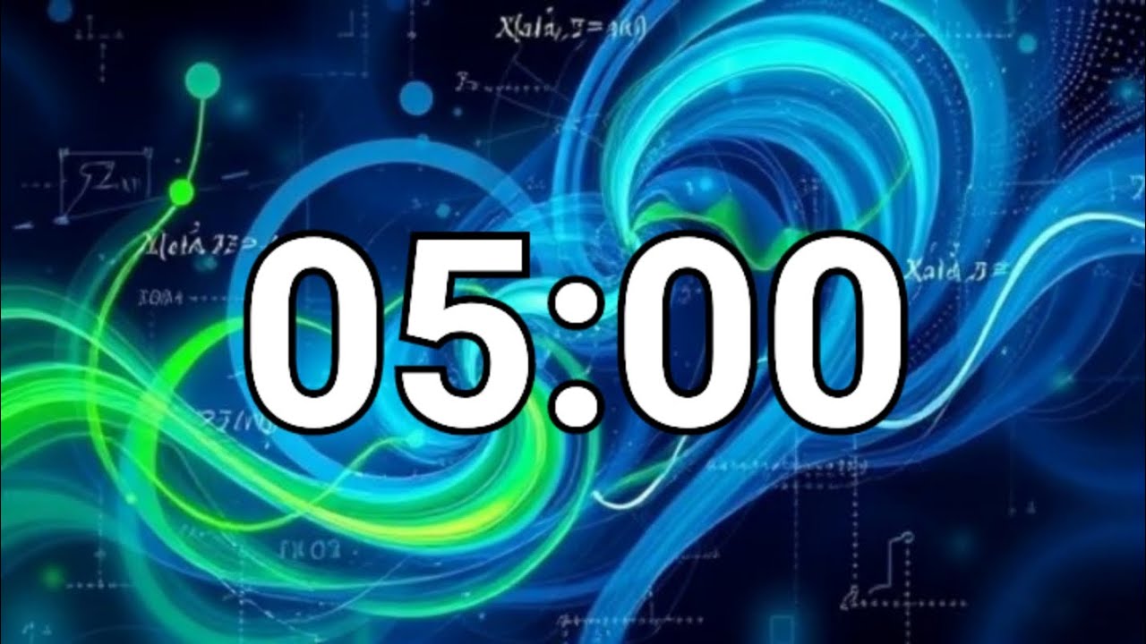 5 minute math timer with music for classroom youtube