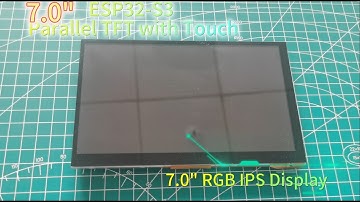 #NEW 7.0" ESP32-S3 Parallel TFT with Touch, Demo of LVGL/ UI Design on SquareLine