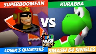 SSC 2019 SSB64 - SuPeRbOoMfAn (Captain Falcon) VS  Kurabba (Yoshi) Smash 64 Loser