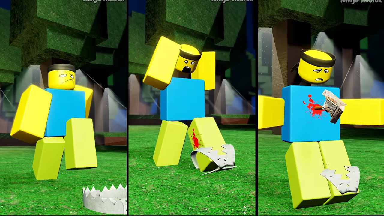 When Noob left portal open for C00lkidd-Roblox 99 Nights in the Forest | Roblox Funniest Compilation