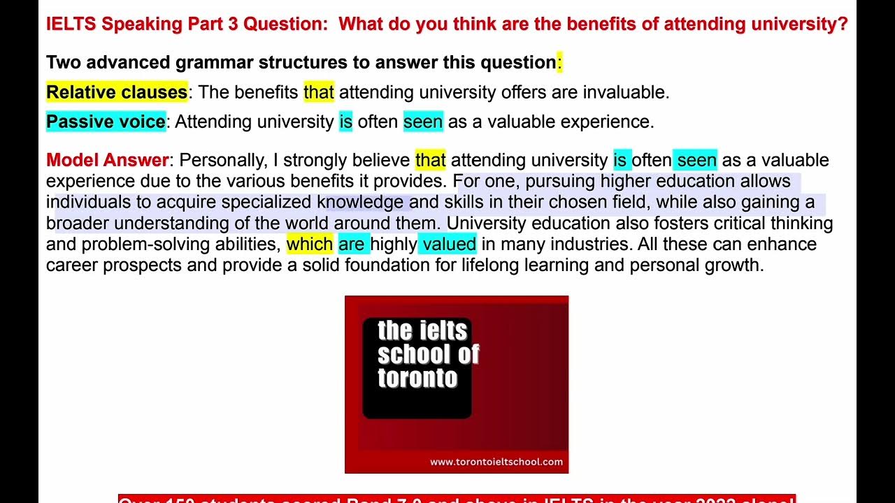 Advanced Grammar Structures in IELTS Speaking & Writing (1) YouTube