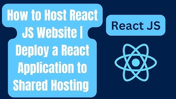 How to host react js website application on cpanel using shared hosting plan | In Sever #reactjs
