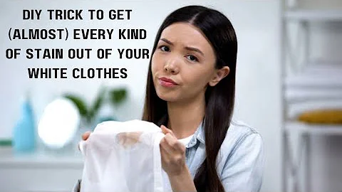 DIY Trick to Get (Almost) Every Kind of Stain Out of Your WHITE Clothes |WHITE CLOTHES WASHING HACKS