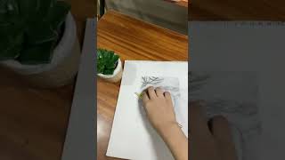 كنت اتمن يكون الرسم بهذي السهولة—رسم على الورق البيض#رسمتي#shortvideo#