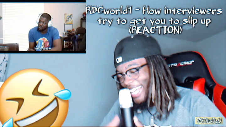 YOOOO 😂 | RDCworld1 - How interviewers try to get you to slip up (REACTION)