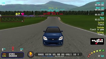 Circuit Racing (with realistic cars) competitive session | re-volt.io