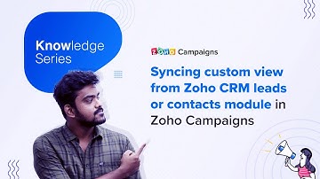 How to sync custom view from Zoho CRM?
