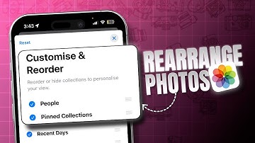 How to Rearrange Photos in iPhone Album | Arrange Photo Albums on iPhone iOS 18