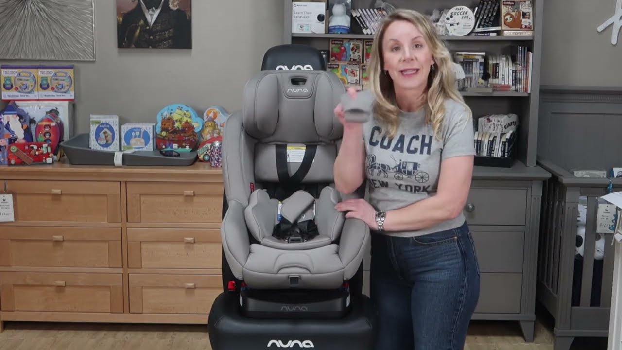 Установка NUNA RAVA NEXT с фронтальным креплением | Нижние анкеры + страховочный трос (до 40 фунтов)