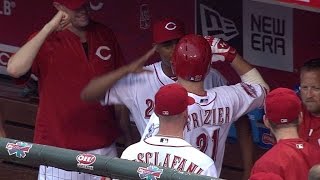 DET@CIN: Frazier does all his handshakes in dugout screenshot 4