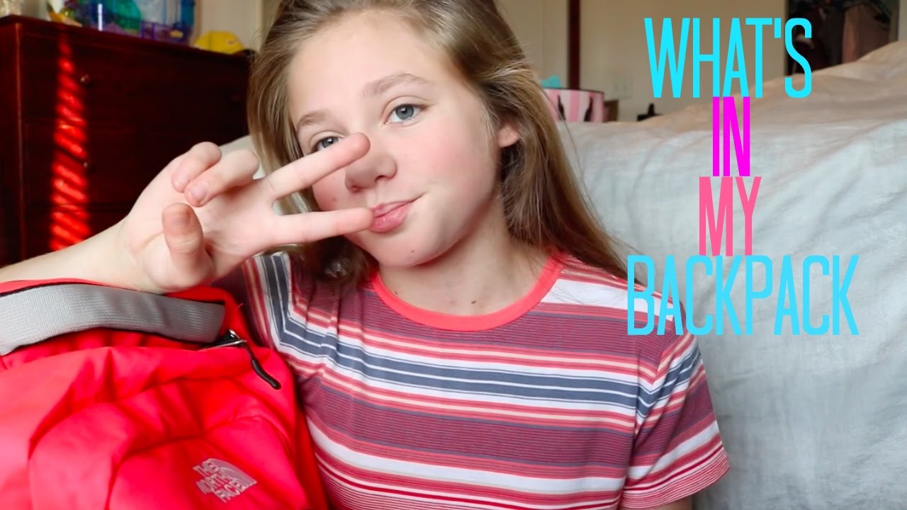 What's In My Backpack 201617 YouTube