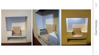 Final Chair Prototype and Reflection. ALA 100