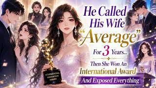 He Called His Wife "Average" For 3 Years  Then She Won An International Award And Exposed Everything