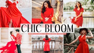 مجموعة بريستس واكشن احترافية مدفوعة Chic Bloom Pro Lightroom Presets-full screenshot 3