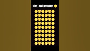 Find Emoji Challenge Part 4#mindgames #find #funny