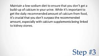 Howard Perch - Preventing Kidney Stones