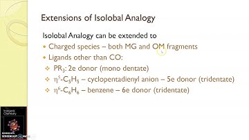 Isolobal analogy Part 2