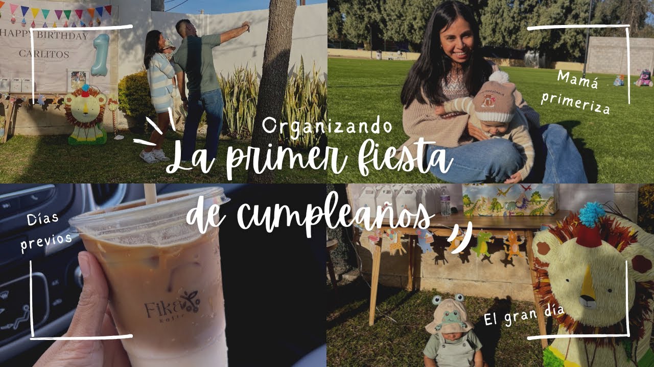 VLOG 🎈 Así celebre el primer cumpleaños de mi bebé 🥳| preparativos + compras + tiempo en familia ✨