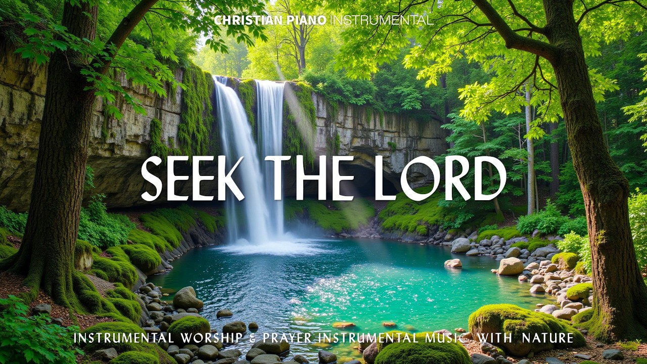 SEEK THE LORD : Instrumental Worship & Prayer Music With Scriptures & Beautiful Spring Scene