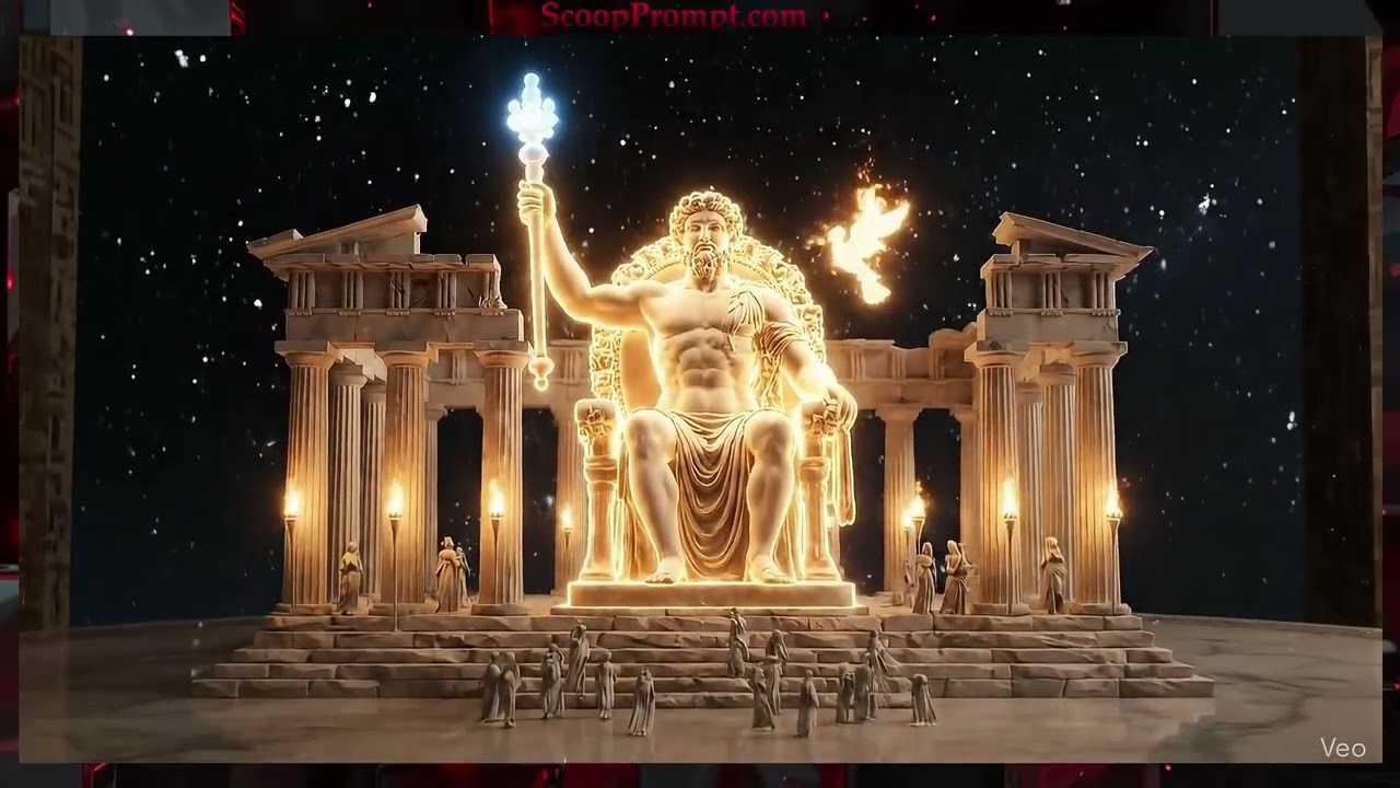 Holographic Babylon: The Hanging Gardens Reimagined | Cinematic veo3 prompt