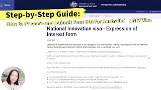 Step-by-Step Guide: How to Prepare and Submit Your EOI for Australia’s NIV Visa