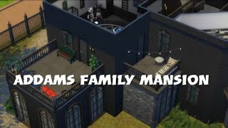 Addams Family Mansion pt3 Sims 4 PS4 SpeedBuild