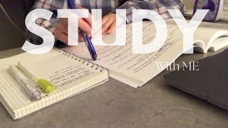 📝 Study with Me: Daily Uploads 1HOUR 🌧️ Rain sounds ASMR For Studying | ⏲️Timer